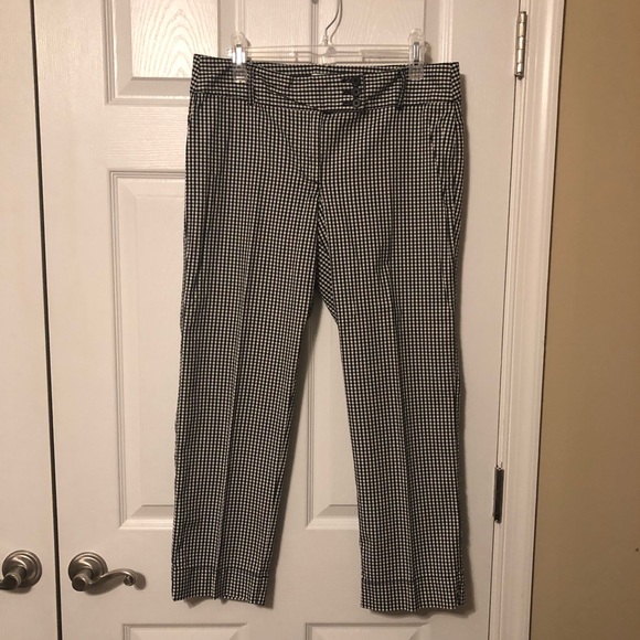 Loft Gingham Print Capri - Picture 1 of 5